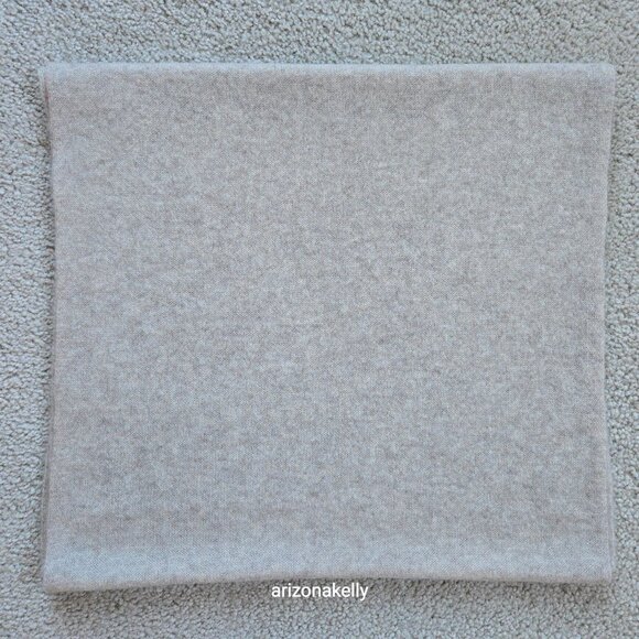 NWOT J. Crew Cashmere Wrap Heather Stone - Picture 6 of 15